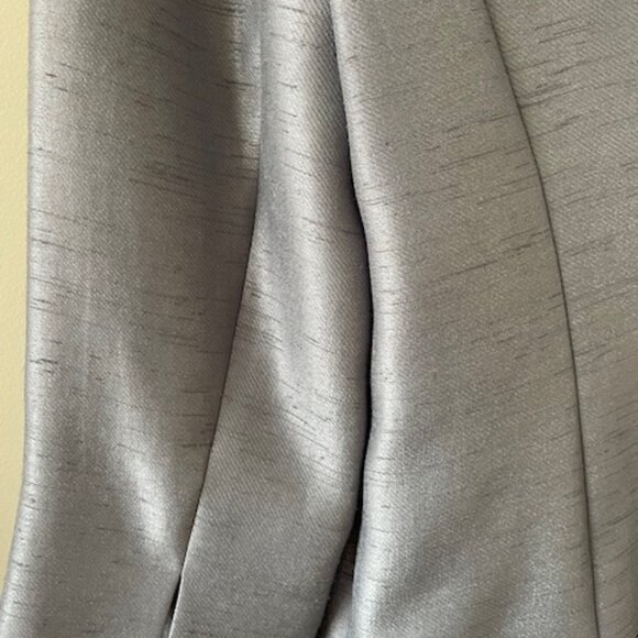 Jacques Vert VTG Jacket -metallic Gray -cropped tailord - Size 10 - Picture 8 of 9